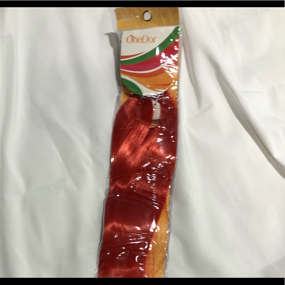 Bright Red 23” Hair Extensions NWT
